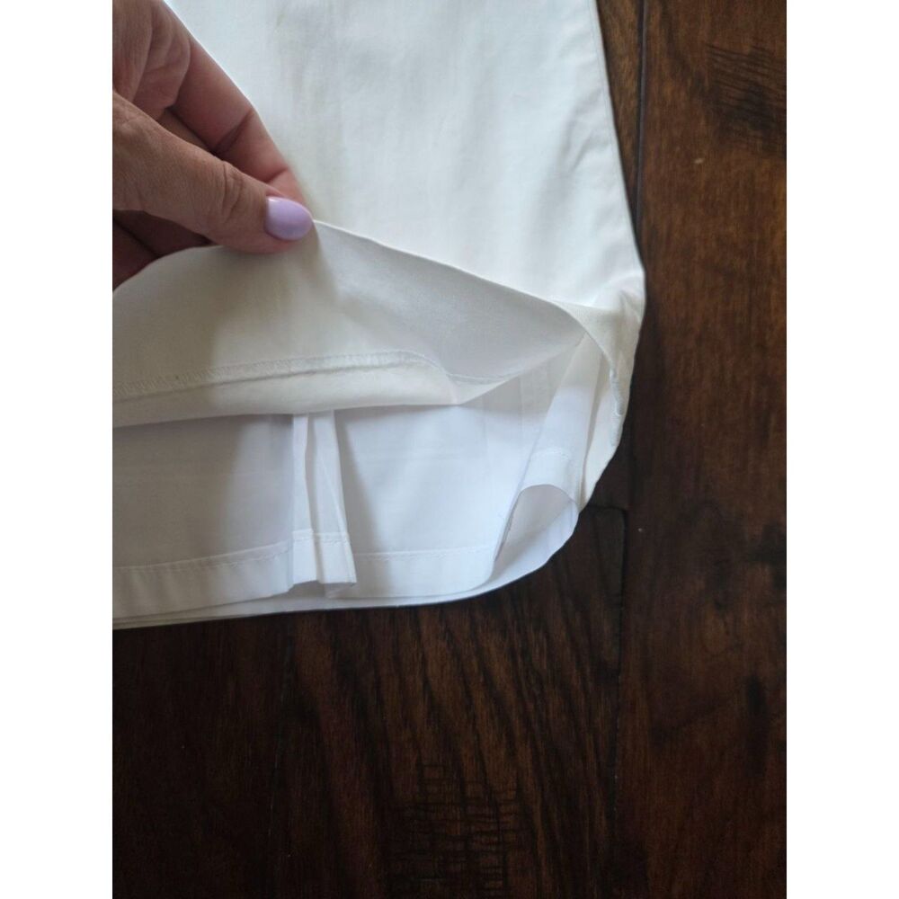 Banana Republic Women's White Cotton Dress Pants Size 10 - Picture 3 of 9